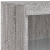 Harmaa senkki led-valoilla Ghiulaidin 60,5x37x100cm
