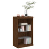 Brauner Eichenschrank mit LED-Beleuchtung Ghiulaidin 60,5x37x100cm