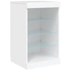 Weißes Sideboard mit LED-Beleuchtung Caliopiea 41x37x67cm