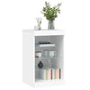 Weißes Sideboard mit LED-Beleuchtung Caliopiea 41x37x67cm