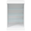 Weißes Sideboard mit LED-Beleuchtung Caliopiea 41x37x67cm