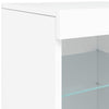 Weißes Sideboard mit LED-Beleuchtung Caliopiea 41x37x67cm