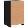 Schwarze Kommode mit LED-Beleuchtung Caliopiea 41x37x67cm