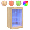 Sonoma-Eiche Sideboard mit LED-Beleuchtung Caliopiea 41x37x67cm