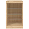 Sonoma-Eiche Sideboard mit LED-Beleuchtung Caliopiea 41x37x67cm