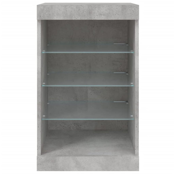 Betoninharmaa senkki led-valoilla Caliopiea 41x37x67cm