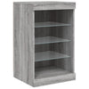 Sideboard mit LED-Beleuchtung Grau Sonoma 41x37x67 cm