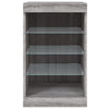 Sideboard mit LED-Beleuchtung Grau Sonoma 41x37x67 cm