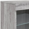 Sideboard mit LED-Beleuchtung Grau Sonoma 41x37x67 cm