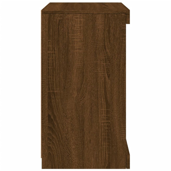 Ruskea tammi senkki led-valoilla Caliopiea 41x37x67cm