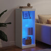 Valkoinen senkki led-valoilla Limbiada 41x37x100cm