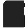Nachttische schwarz mit LED-Beleuchtung Latoria 50x40x45cm (2 Stk.)