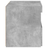 Nachtschränke Latoria LED-Beleuchtung betongrau 50x40x45cm (2 St.)