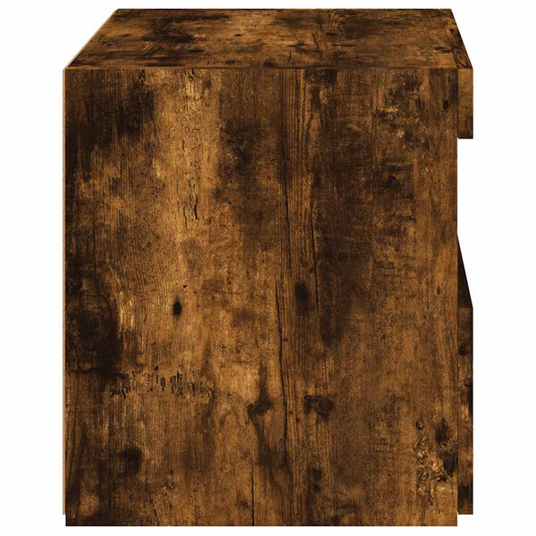 Nachttische Latoria aus Rauch-Eiche mit LED-Beleuchtung 50x40x45cm (2 Stk.)