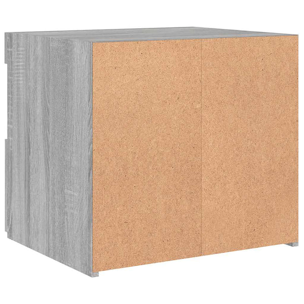 Nachttisch Latoria 50x40x45cm mit LED-Beleuchtung (Sonoma Eiche)