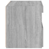 Nachttische in Grau mit LED-Beleuchtung Latoria 50x40x45cm (2 Stk. Sonoma)