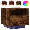 Nachttisch Savutammi mit LED-Beleuchtung Scumpita 40x39x37cm