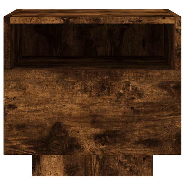 Nachttisch Savutammi mit LED-Beleuchtung Scumpita 40x39x37cm (2 Stück)