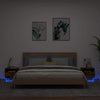 Nachttisch Savutammi mit LED-Beleuchtung Scumpita 40x39x37cm (2 Stück)