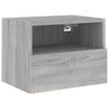 Graue TV-Wandschränke Iuven 40x30x30cm (2 Stück Holz)