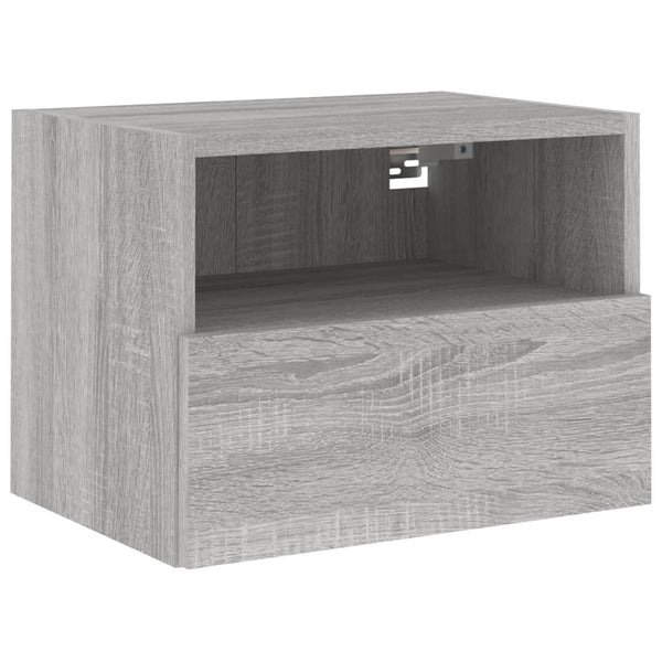 Graue TV-Wandschränke Iuven 40x30x30cm (2 Stück Holz)
