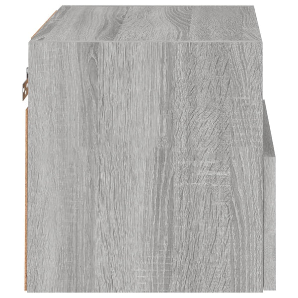 Graue TV-Wandschränke Iuven 40x30x30cm (2 Stück Holz)