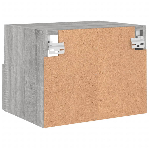 Graue TV-Wandschränke Iuven 40x30x30cm (2 Stück Holz)