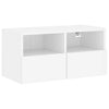 Valkoinen tv-seinäkaappi Iuven 60x30x30cm (puinen)
