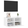 Valkoinen tv-seinäkaappi Iuven 60x30x30cm (puinen)