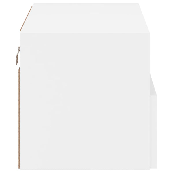 Valkoinen tv-seinäkaappi Iuven 60x30x30cm (puinen)
