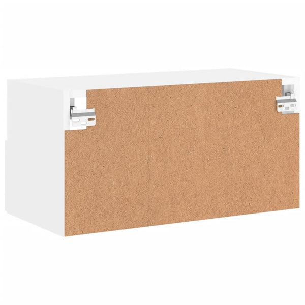 Valkoinen tv-seinäkaappi Iuven 60x30x30cm (puinen)