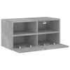 Betongrauer TV-Wandschrank Iuven 60x30x30cm (Holz)