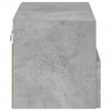 Betongrauer TV-Wandschrank Iuven 60x30x30cm (Holz)