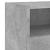 Betongrauer TV-Wandschrank Iuven 60x30x30cm (Holz)