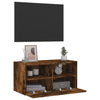 Räuchereiche TV-Wandschrank Iuven 60x30x30cm (Holz)