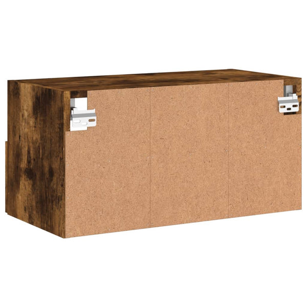 Räuchereiche TV-Wandschrank Iuven 60x30x30cm (Holz)