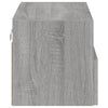 Grauer TV-Wandschrank Iuven 60x30x30cm (Holz)