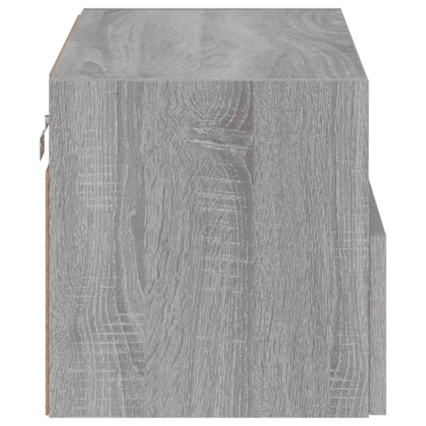 Grauer TV-Wandschrank Iuven 60x30x30cm (Holz)