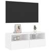Valkoinen tv-seinäkaappi Iuven 80x30x30cm (puinen)