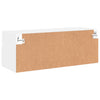 Valkoinen tv-seinäkaappi Iuven 80x30x30cm (puinen)