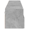 Betongraue TV-Wandschränke Iuven 80x30x30cm (2 Stück Holz)