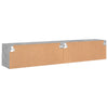 Betongraue TV-Wandschränke Iuven 80x30x30cm (2 Stück Holz)