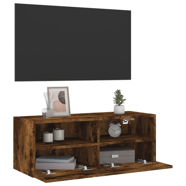Savutammi tv-seinäkaappi Iuven 80x30x30cm (puinen)