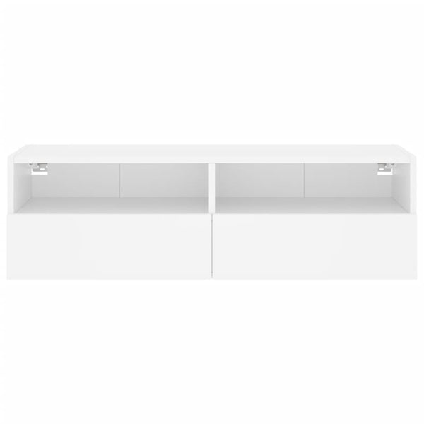 Weißer TV-Wandschrank Iuven 100x30x30cm (Holz)