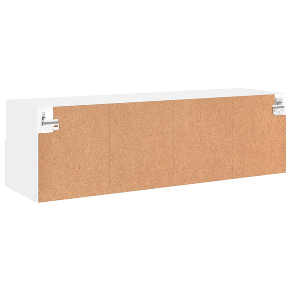 Weißer TV-Wandschrank Iuven 100x30x30cm (Holz)