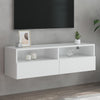 Weißer TV-Wandschrank Iuven 100x30x30cm (Holz)