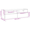 TV-Wandschrank Iuven 100x30x30cm Betongrau (Holz)