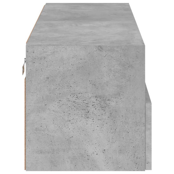 TV-Wandschrank Iuven 100x30x30cm Betongrau (Holz)