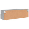 TV-Wandschrank Iuven 100x30x30cm Betongrau (Holz)