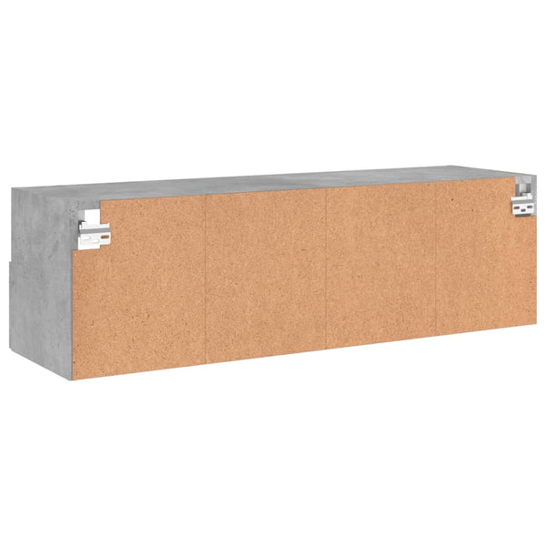 TV-Wandschrank Iuven 100x30x30cm Betongrau (Holz)